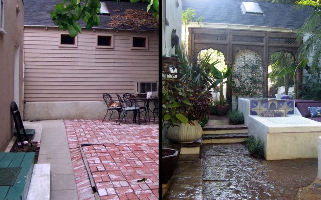 Hollywood Oasis - Before & After