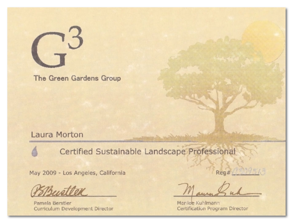 Certified Sustainable Landscape Professional